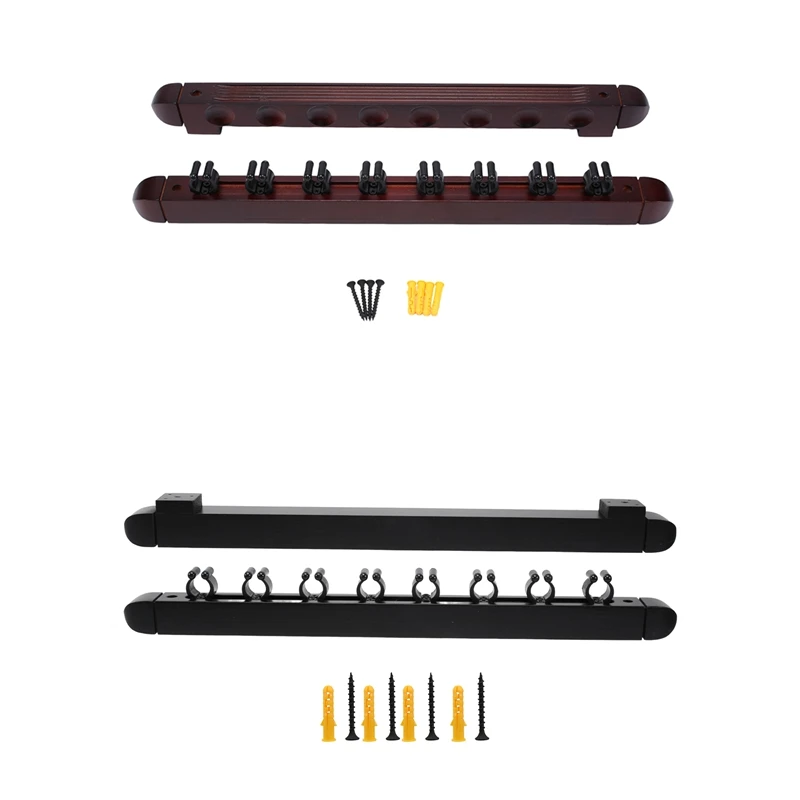 Upgrade Wall Mounted Hardwood Billiard Cue Rack 8 Clips Billiard Holder Bracket ,Red
Upgrade Wall Mounted Hardwood Billiard Cue Rack 8 Clips Billiard Holder Bracket ,Red