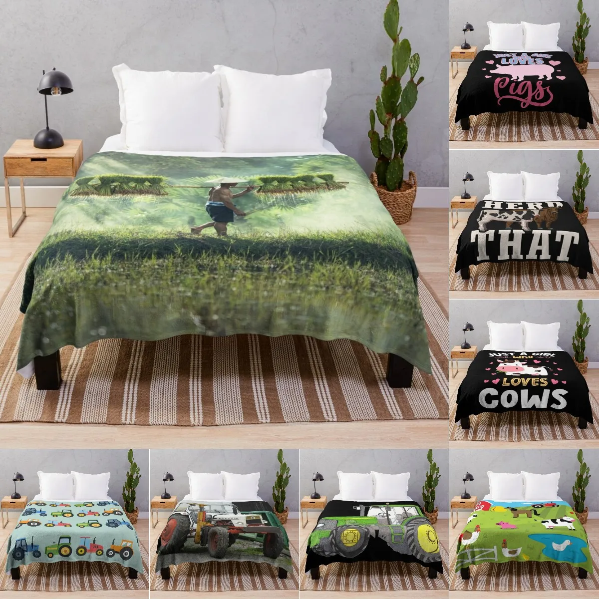 Farmer Blanket Farm Truck Fleece Throw Blanket, Ultra-Soft Micro Flannel Soft All Season Blanket Birthday Christmas Sofa Couch
Farmer Blanket Farm Truck Fleece Throw Blanket, Ultra-Soft Micro Flannel Soft All Season Blanket Birthday Christmas Sofa Couch