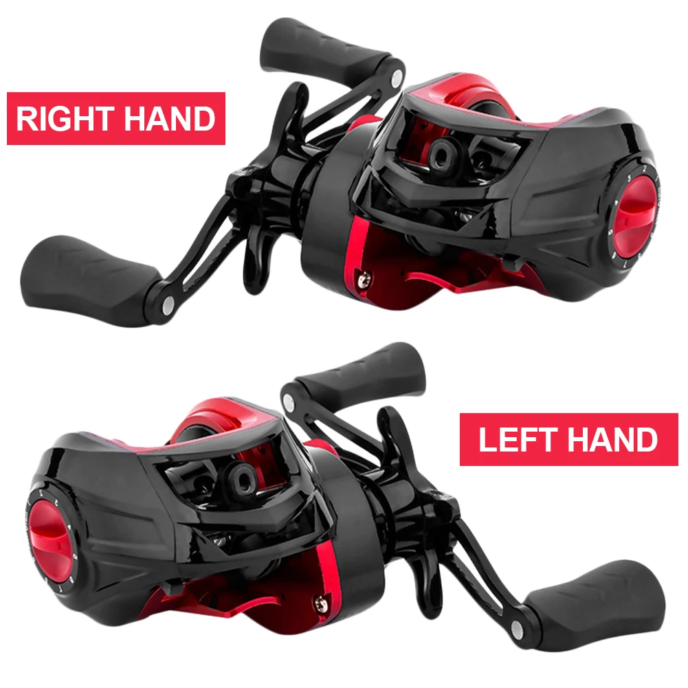 New Ultra-Light Fishing Reel 10KG Max Drag Baitcasting Reel 7.2:1 Gear Ratio Metal Spool 19+1 Ball Bearing Fishing Casting Reel
New Ultra-Light Fishing Reel 10KG Max Drag Baitcasting Reel 7.2:1 Gear Ratio Metal Spool 19+1 Ball Bearing Fishing Casting Reel