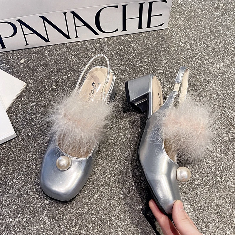 Marie Jane Pearl Mid Heels Shoes Fur Women Sandals Fashion Chunky 2023 New Trend Autumn Pumps Shoes Shallow Casual Dress Women
Marie Jane Pearl Mid Heels Shoes Fur Women Sandals Fashion Chunky 2023 New Trend Autumn Pumps Shoes Shallow Casual Dress Women