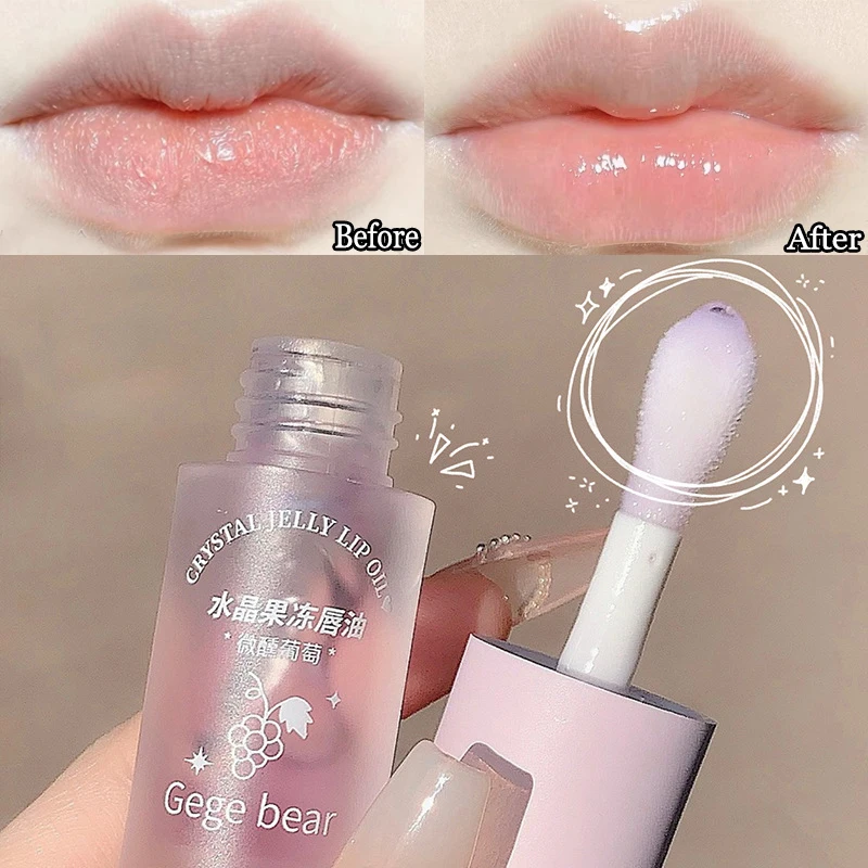 Transparent Jelly Lip Oil Fragrance Essence Lip Balm Reduce Lip Line Lasting Moisturizing Non-sticky Lips Care Lip Gloss Makeup
Transparent Jelly Lip Oil Fragrance Essence Lip Balm Reduce Lip Line Lasting Moisturizing Non-sticky Lips Care Lip Gloss Makeup