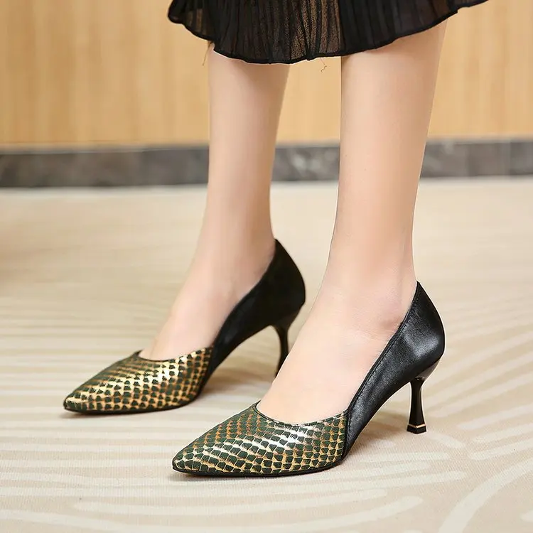 Women's shoes 2022 French high heels shoes feminine stiletto plaid pumps pointed toe shoes
Women's shoes 2022 French high heels shoes feminine stiletto plaid pumps pointed toe shoes