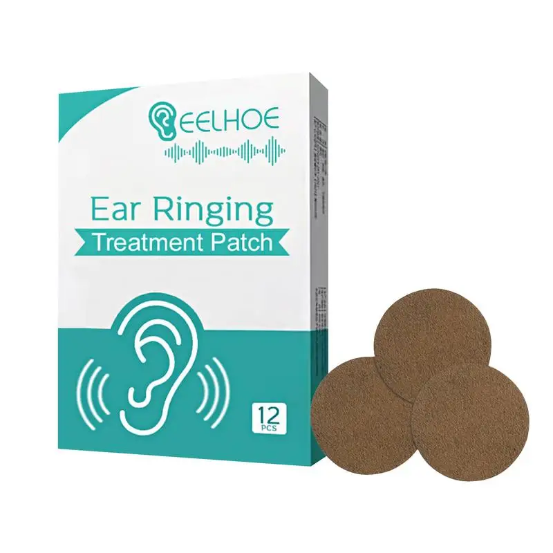 

12 шт., пластыри для ушей, от потери слуха
