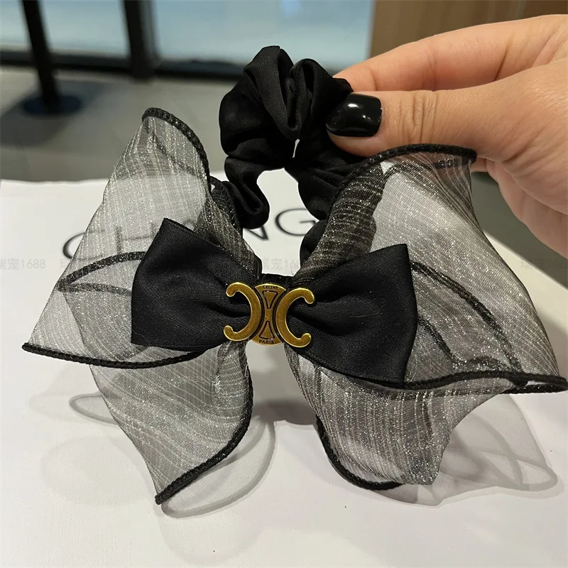 Korean Fashion new Premium Black Mesh Hair Tie with Bow for Women Girls Hair Accessories Elastic Hair Bands Cheveux
Korean Fashion new Premium Black Mesh Hair Tie with Bow for Women Girls Hair Accessories Elastic Hair Bands Cheveux