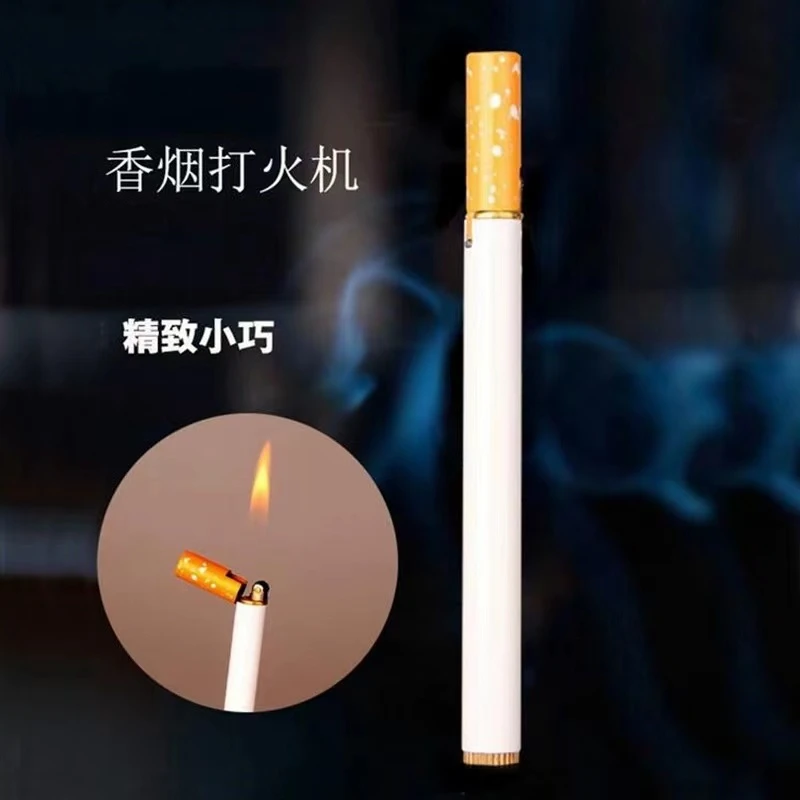 New imitation thin cigarettes, grinding wheel lighters, new and unique creative men's smoking sets
New imitation thin cigarettes, grinding wheel lighters, new and unique creative men's smoking sets