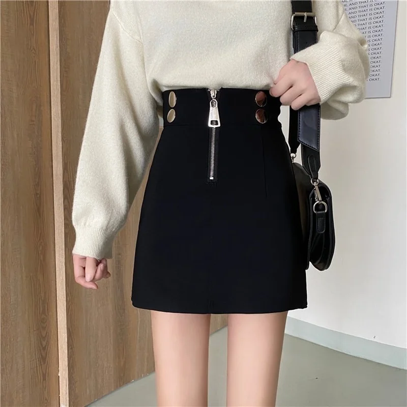 Skirt Design Sense Black Skirt Women's Spring Dress 2022 New High Waist Thin Versatile A-line Short Skirt Package Hip Skirt
Skirt Design Sense Black Skirt Women's Spring Dress 2022 New High Waist Thin Versatile A-line Short Skirt Package Hip Skirt