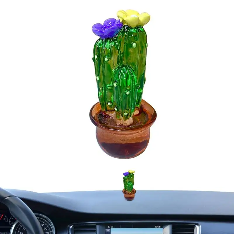 

Cactus Car Dashboard Decoration Cactus Miniature Car Dashboard Ornaments Cute Gifts For Car Ornament Office Desk Home Decor