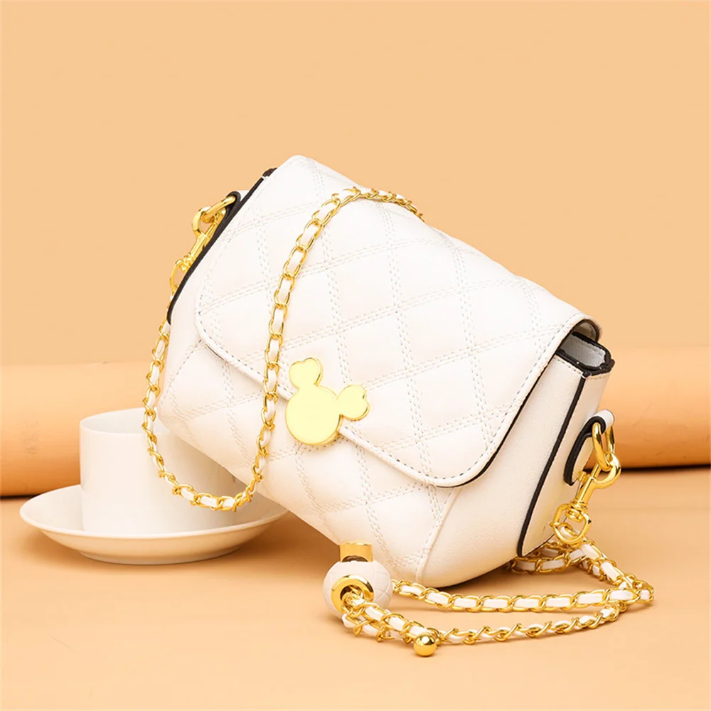 

Caviar sheepskin Lingge chain bag exotic female golden ball diagonal shoulder bag creative buckle female bag