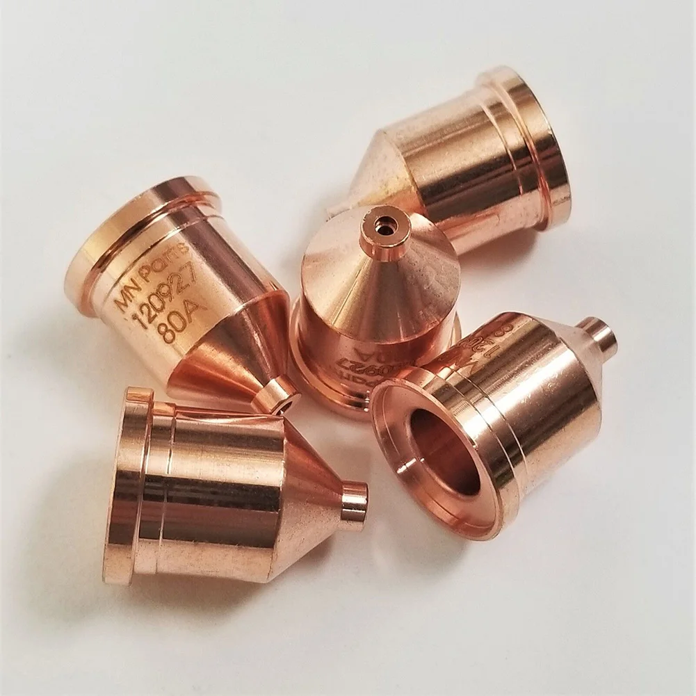 Ergonomic 120927 Plasma Cutter Consumables Nozzle 80A Tips (Pack of 5) for Handheld/Mechanized Flashlight Type
Ergonomic 120927 Plasma Cutter Consumables Nozzle 80A Tips (Pack of 5) for Handheld/Mechanized Flashlight Type