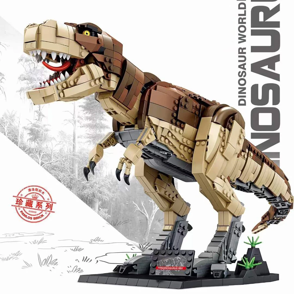 Ideal Dinosaur Toys Jurassic Park T-Rex Dinosaur World Building Blocks Creative Deformed Dinosaur Bricks Sets Boy Toys Kids Gift
Ideal Dinosaur Toys Jurassic Park T-Rex Dinosaur World Building Blocks Creative Deformed Dinosaur Bricks Sets Boy Toys Kids Gift