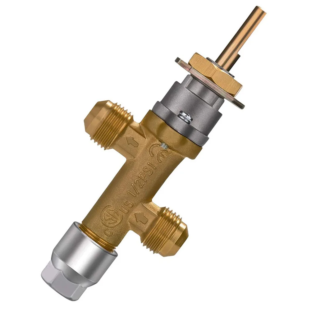 Knob Safety Control Valve Assembly Copper Fire Flame Heavy Duty Low Pressure Propane LPG Gas Replacement Parts
Knob Safety Control Valve Assembly Copper Fire Flame Heavy Duty Low Pressure Propane LPG Gas Replacement Parts