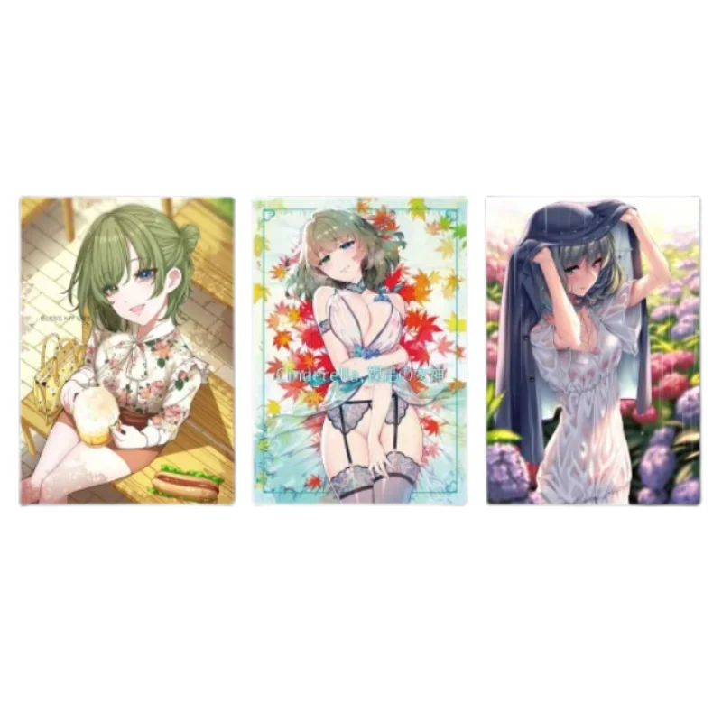 3pcs/set The Idolmaster Takagaki Kaede DIY Flash Card Anime Girls Character ACG Sexy Girl Animes Collection Cards Gift Toys
3pcs/set The Idolmaster Takagaki Kaede DIY Flash Card Anime Girls Character ACG Sexy Girl Animes Collection Cards Gift Toys