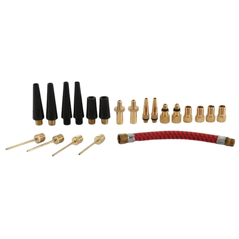 21PCS Brass Valve Adapter Tools, Ball Pump Needle, Bike Tire Valve Pump Adapters,Bike Pump Accessories
21PCS Brass Valve Adapter Tools, Ball Pump Needle, Bike Tire Valve Pump Adapters,Bike Pump Accessories