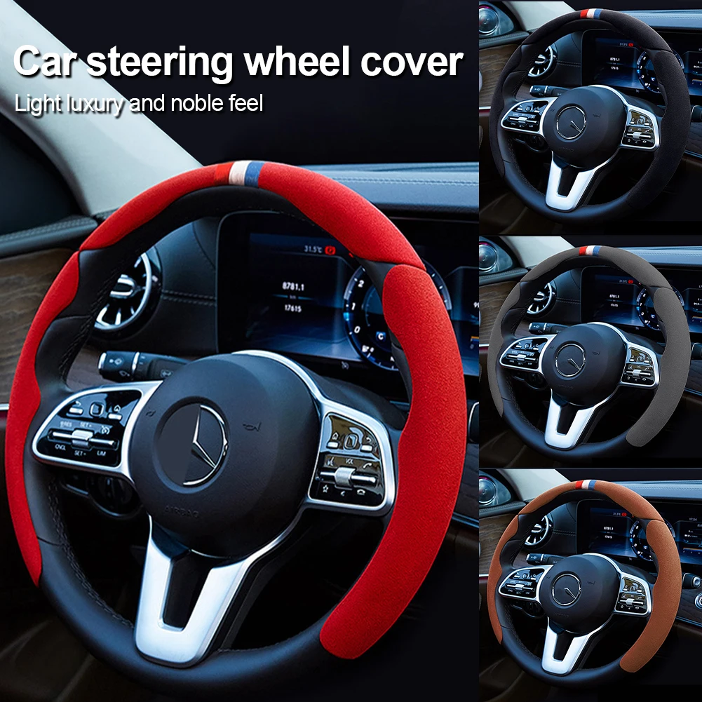2/3pcs Warm Car Steering Wheel Cover Comfortable Suede Leather Anti-slip For 36-39CM Car Styling Steering-wheel Free Shipping
2/3pcs Warm Car Steering Wheel Cover Comfortable Suede Leather Anti-slip For 36-39CM Car Styling Steering-wheel Free Shipping