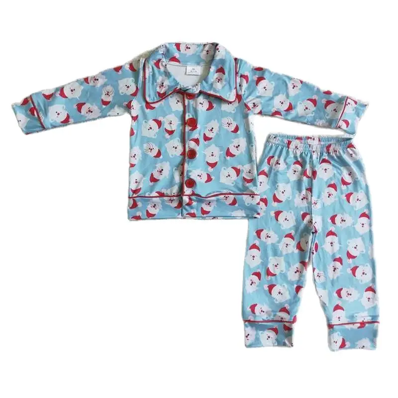 6 A22-17 Kids Christmas Clothing Boys Long Sleeve Top With Pants Santa Claus Print Milk Silk
6 A22-17 Kids Christmas Clothing Boys Long Sleeve Top With Pants Santa Claus Print Milk Silk