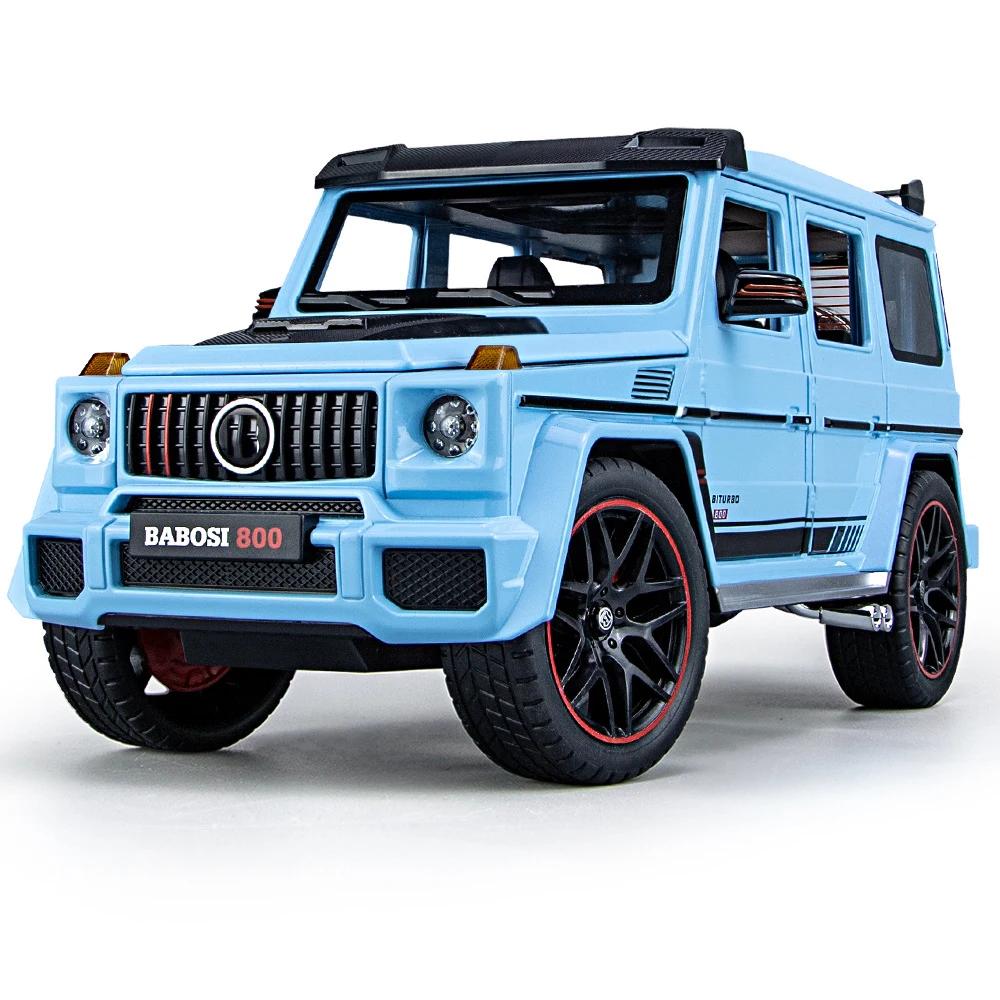 Литая модель автомобиля Benz Brab G800 Orv в масштабе 1:18, металлическая модель со встроенной и звуковой передачей, коллекционные игрушки для мальчиков, подарки
Литая модель автомобиля Benz Brab G800 Orv в масштабе 1:18, металлическая модель со встроенной и звуковой передачей, коллекционные игрушки для мальчиков, подарки