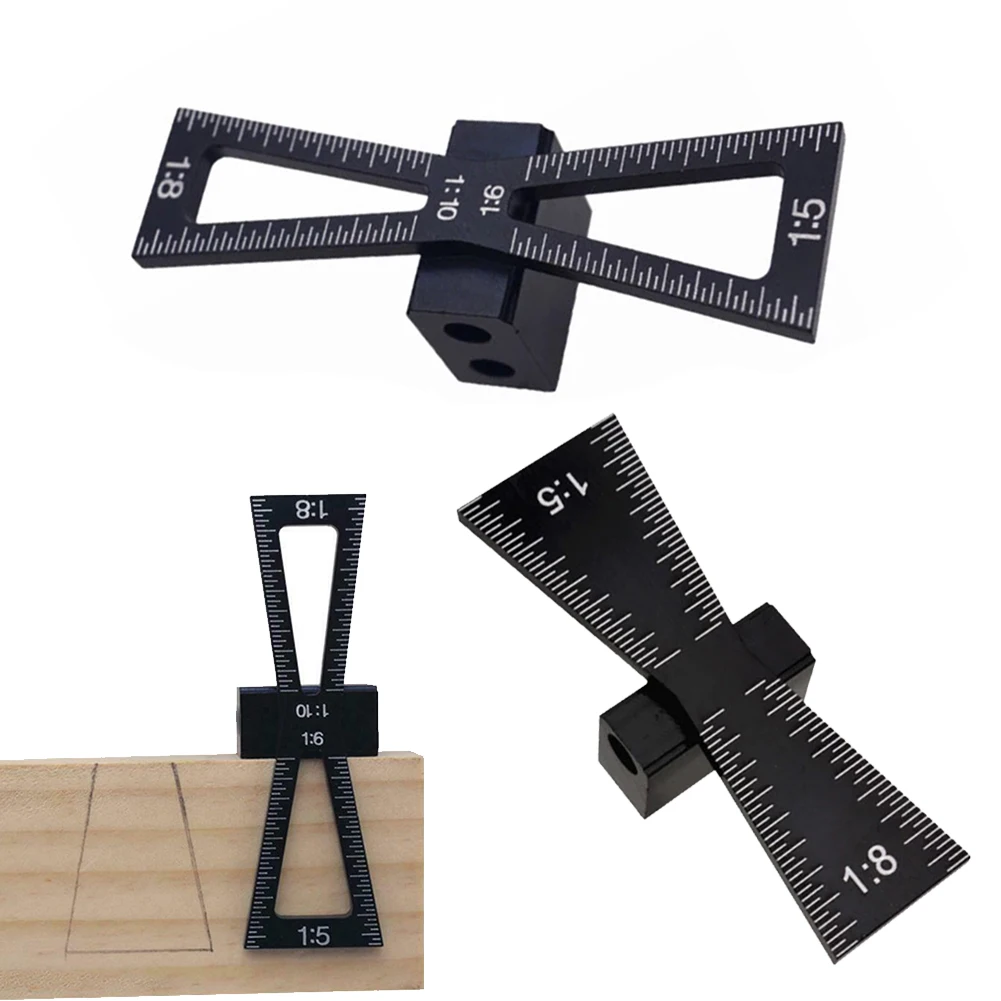 Woodworking Dovetail Marker Aluminum Alloy Dovetail Marking Template 1:5 & 1:8 Woodworking Tools Herramientas Carpenter Tools
Woodworking Dovetail Marker Aluminum Alloy Dovetail Marking Template 1:5 & 1:8 Woodworking Tools Herramientas Carpenter Tools