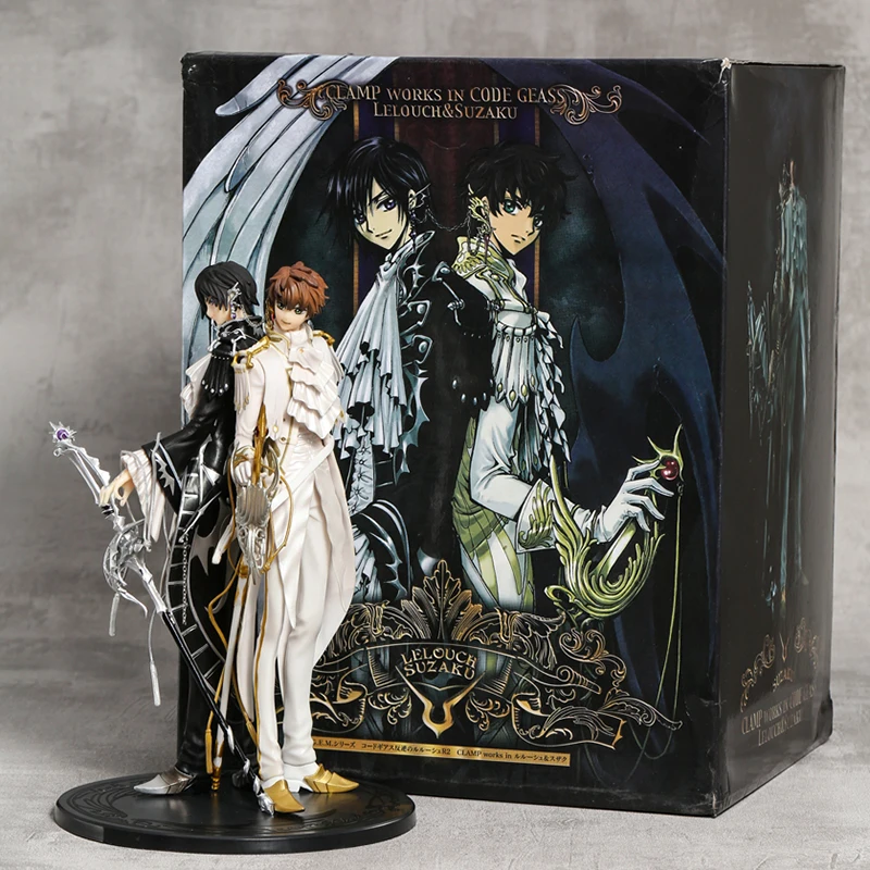 Code Geass Lelouch of the Rebellion R2 Lelouch & Suzaku PVC Model Doll Toy Colletible Figurals
Code Geass Lelouch of the Rebellion R2 Lelouch & Suzaku PVC Model Doll Toy Colletible Figurals