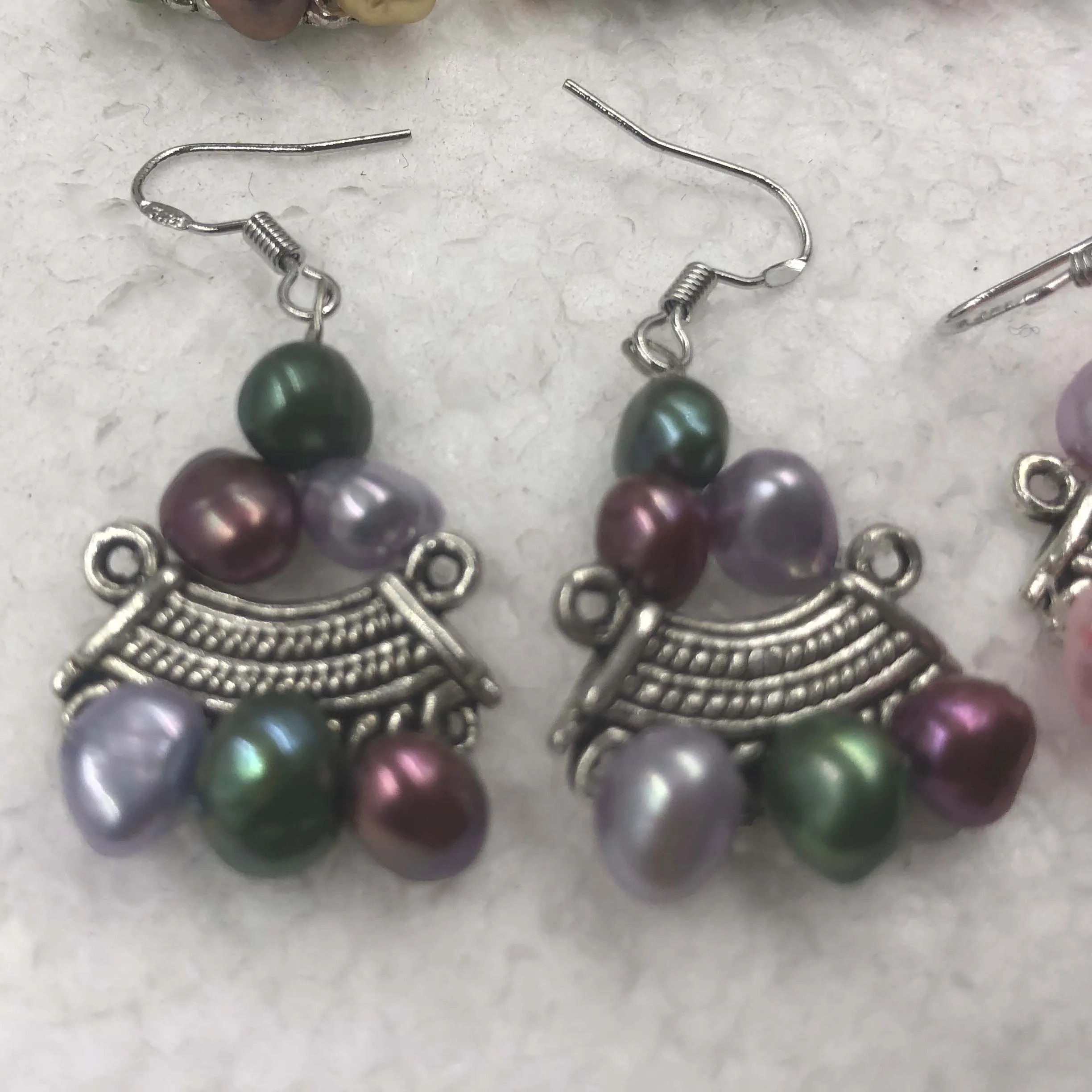 Серьги с пресноводным жемчугом, 4 пары, #22010127-0
Серьги с пресноводным жемчугом, 4 пары, #22010127-0