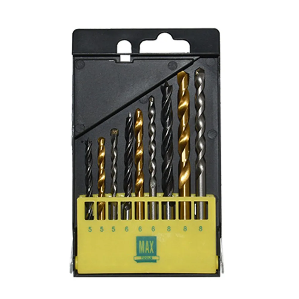 9pcs Drill Bit Set 5/6/8mm Construction Drill Woodworking Drill For Cement Wall Stone Wood Drilling Tools
9pcs Drill Bit Set 5/6/8mm Construction Drill Woodworking Drill For Cement Wall Stone Wood Drilling Tools