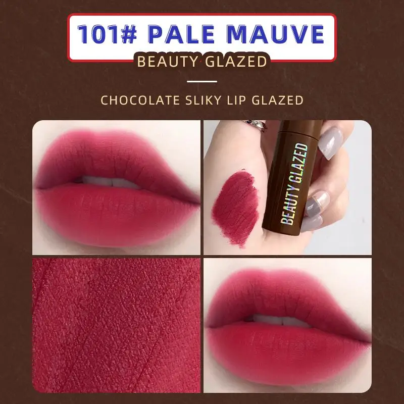 12 Colors Chocolate Lipstick Fog Surface Matte Lip Gloss Long Lasting Moisturizing Waterproof Red Lip Tint Beauty Cosmetic 
12 Colors Chocolate Lipstick Fog Surface Matte Lip Gloss Long Lasting Moisturizing Waterproof Red Lip Tint Beauty Cosmetic