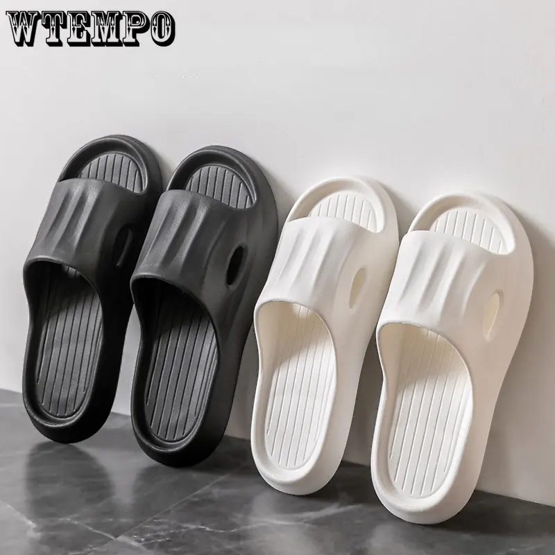 Женские летние тапочки WTEMPO на толстой подошве для ванной комнаты, бесшумные Нескользящие сандалии и тапочки для пар, оптовая продажа, Пряма...
Женские летние тапочки WTEMPO на толстой подошве для ванной комнаты, бесшумные Нескользящие сандалии и тапочки для пар, оптовая продажа, Пряма...