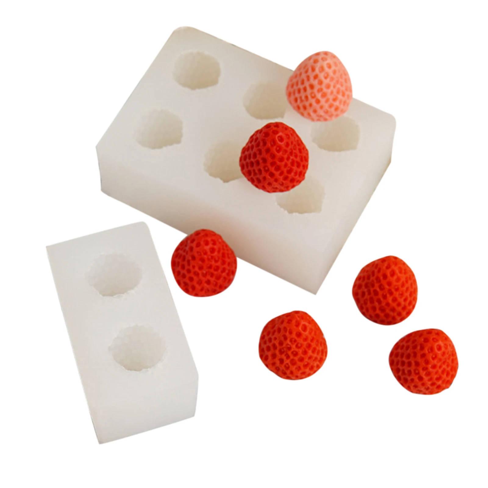3D Silicone Mold Strawberry Molds Silicone For Candles Strawberries Mould For Making Chocolate Soap Wax Easy Demoulding
3D Silicone Mold Strawberry Molds Silicone For Candles Strawberries Mould For Making Chocolate Soap Wax Easy Demoulding
