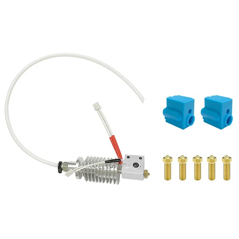3D Печатающая головка для Anycubic Vyper 0,4 мм сопло 24 В нагреватель с горячим радиатором на большом расстоянии J-образный экструдер
3D Печатающая головка для Anycubic Vyper 0,4 мм сопло 24 В нагреватель с горячим радиатором на большом расстоянии J-образный экструдер