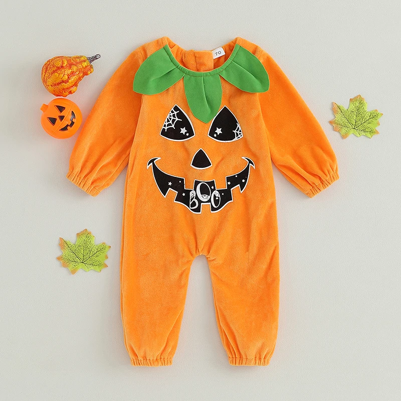 2023-07-01 Lioraitiin 0-24M Infant Baby Girls Casual Crewneck Romper Orange Long Sleeve Pumpkin Print Jumpsuit Halloween Clothes
2023-07-01 Lioraitiin 0-24M Infant Baby Girls Casual Crewneck Romper Orange Long Sleeve Pumpkin Print Jumpsuit Halloween Clothes