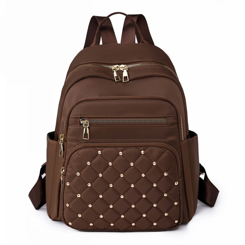 Lingge Rivet Nylon Fabric Design Large Capacity Three Layer Women's Backpack Senior Designer Brand Fashion 2023 Youth School Bag
Lingge Rivet Nylon Fabric Design Large Capacity Three Layer Women's Backpack Senior Designer Brand Fashion 2023 Youth School Bag
