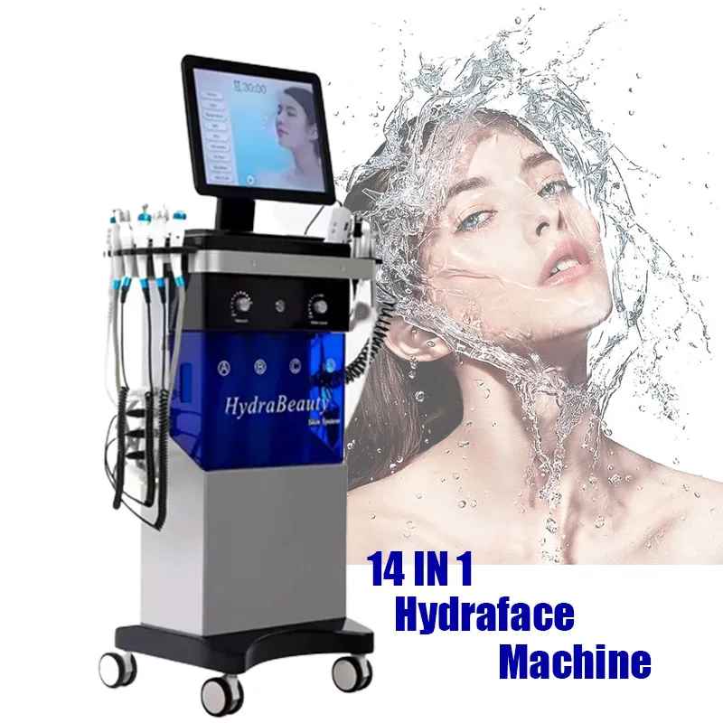Hydrafacial Machine 14 In1 Hydrofacials Diomand Peeling Facial Cleansing Aqua Facial Hydra Dermabrasion Spa Salon Use Machine
Hydrafacial Machine 14 In1 Hydrofacials Diomand Peeling Facial Cleansing Aqua Facial Hydra Dermabrasion Spa Salon Use Machine