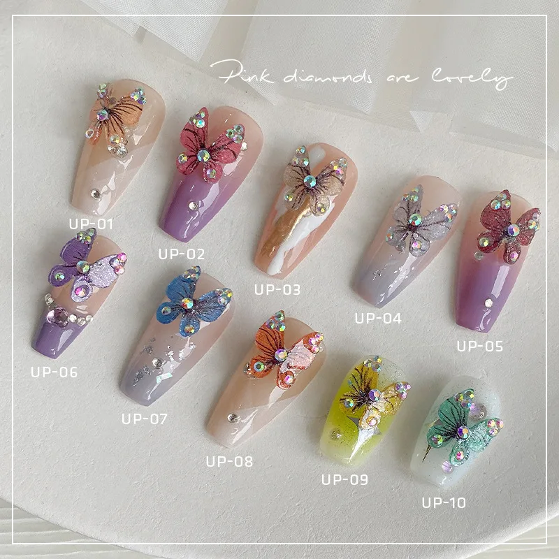 Japanese Resin Butterfly Nail Aurora Charms Jewelry Acrylic AB Diamond Rhinestones Nail Art Decorations Parts Supplies DIY 10PCS
Japanese Resin Butterfly Nail Aurora Charms Jewelry Acrylic AB Diamond Rhinestones Nail Art Decorations Parts Supplies DIY 10PCS