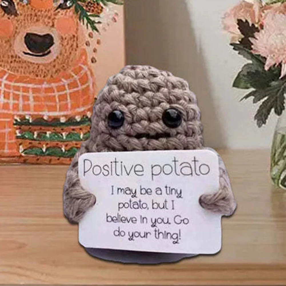 Забавный положительный картофель, украшение для домашней комнаты, вязаная вдохновленная игрушка, крошечная пряжа, кукла, рождественский и ... 
Забавный положительный картофель, украшение для домашней комнаты, вязаная вдохновленная игрушка, крошечная пряжа, кукла, рождественский и ...