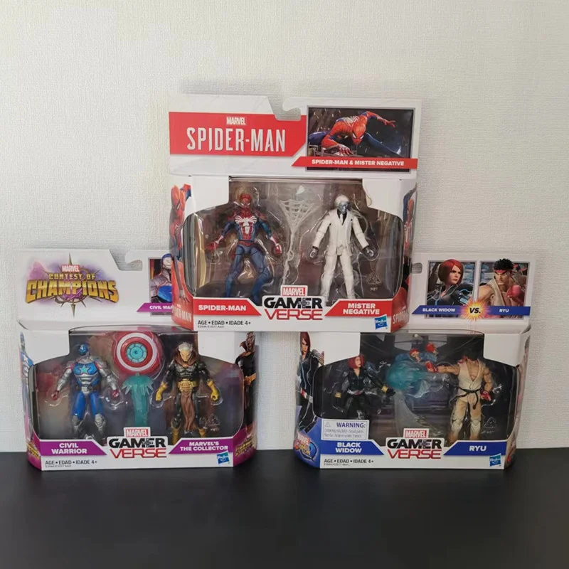 Hasbro Marvel 3.75-inch Gamer Verse Spider Man Black Widow Mister Negative Doll Gifts Toy Model Anime Figures Collect Ornaments
Hasbro Marvel 3.75-inch Gamer Verse Spider Man Black Widow Mister Negative Doll Gifts Toy Model Anime Figures Collect Ornaments