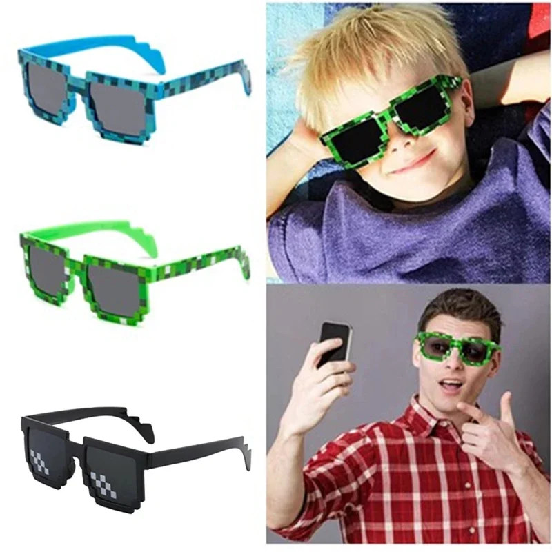 New Mosaic Men'S Glasses Two-Dimensional Square Frame Women'S Sunglasses Funny Sunglasses Personality Fashion glasses women
New Mosaic Men'S Glasses Two-Dimensional Square Frame Women'S Sunglasses Funny Sunglasses Personality Fashion glasses women