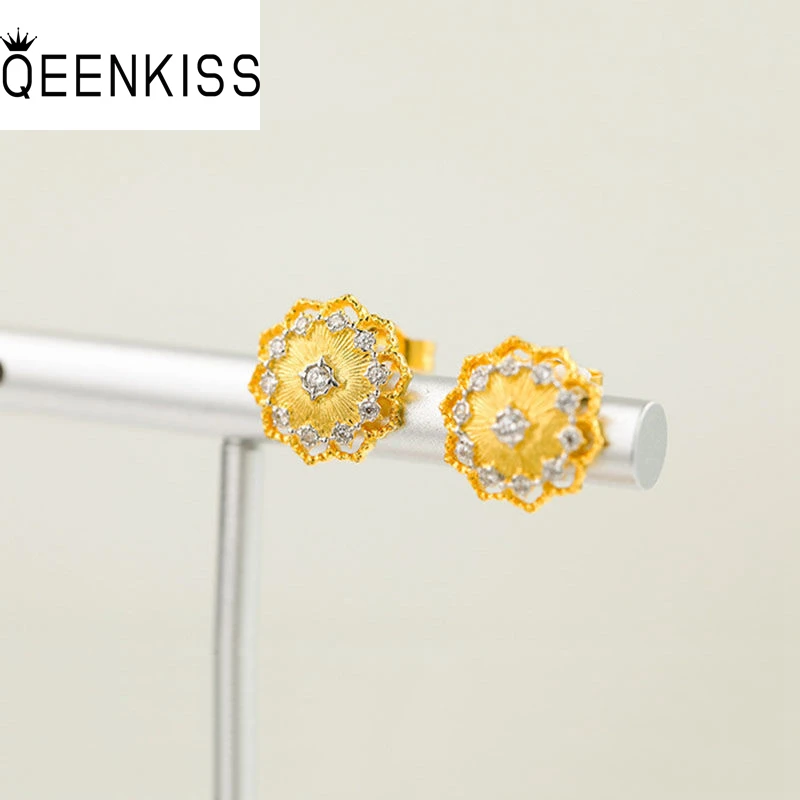 QEENKISS EG5221 Fine Jewelry Wholesale Fashion Woman Bride Mother Birthday Wedding Gift Flower AAAZircon 24KT Gold Stud Earrings
QEENKISS EG5221 Fine Jewelry Wholesale Fashion Woman Bride Mother Birthday Wedding Gift Flower AAAZircon 24KT Gold Stud Earrings