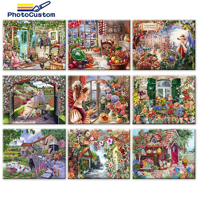 PhotoCustom Painting By Number Flower House Kits For Adults Handpainted DIY Coloring By Number Scenery Home Decor Drawing On Can
PhotoCustom Painting By Number Flower House Kits For Adults Handpainted DIY Coloring By Number Scenery Home Decor Drawing On Can