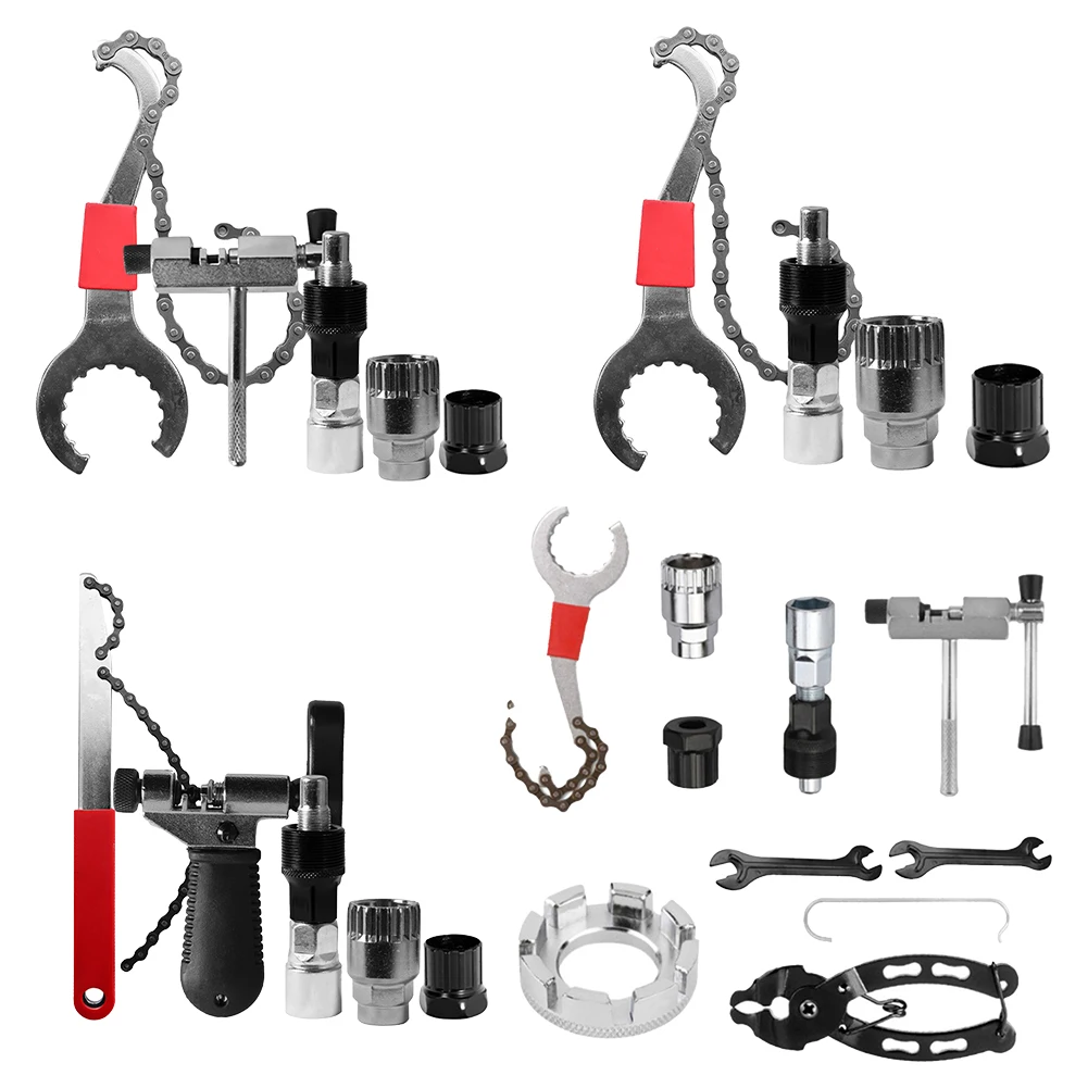 Wrench Cassette Bracket Extractor Sets Detachable Flywheel Removal 9-in-1 MTB Road Bike Repair Tools for 8/9/10 Speed Bike Chain
Wrench Cassette Bracket Extractor Sets Detachable Flywheel Removal 9-in-1 MTB Road Bike Repair Tools for 8/9/10 Speed Bike Chain