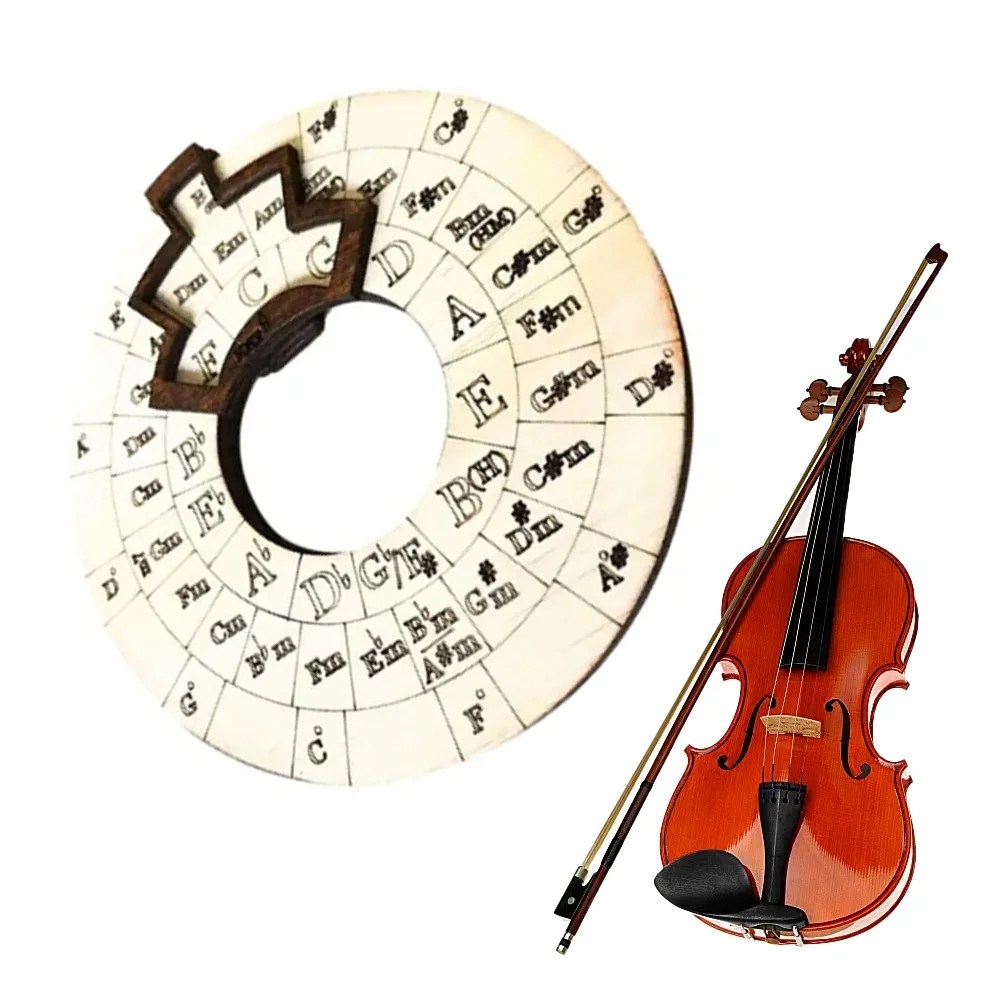 Guitar Chord 4.72*4.72 Inches Wheel Wooden Melody Tool Circle Wooden Musical Educational Tool Accessories For Notes Chords 16cm
Guitar Chord 4.72*4.72 Inches Wheel Wooden Melody Tool Circle Wooden Musical Educational Tool Accessories For Notes Chords 16cm