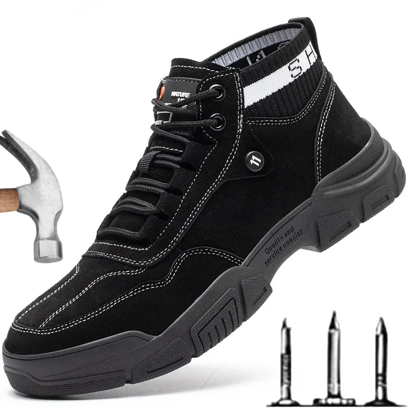 Anti-smashing and Stab-proof Labor Insurance Shoes Safety Shoes Constructon Site Non-slip Wear-resistant Middle-top Safety Shoes
Anti-smashing and Stab-proof Labor Insurance Shoes Safety Shoes Constructon Site Non-slip Wear-resistant Middle-top Safety Shoes
