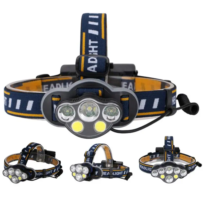 Фонарь налобный аккумуляторный, 8 режимов, водонепроницаемый, с зумом 
Фонарь налобный аккумуляторный, 8 режимов, водонепроницаемый, с зумом