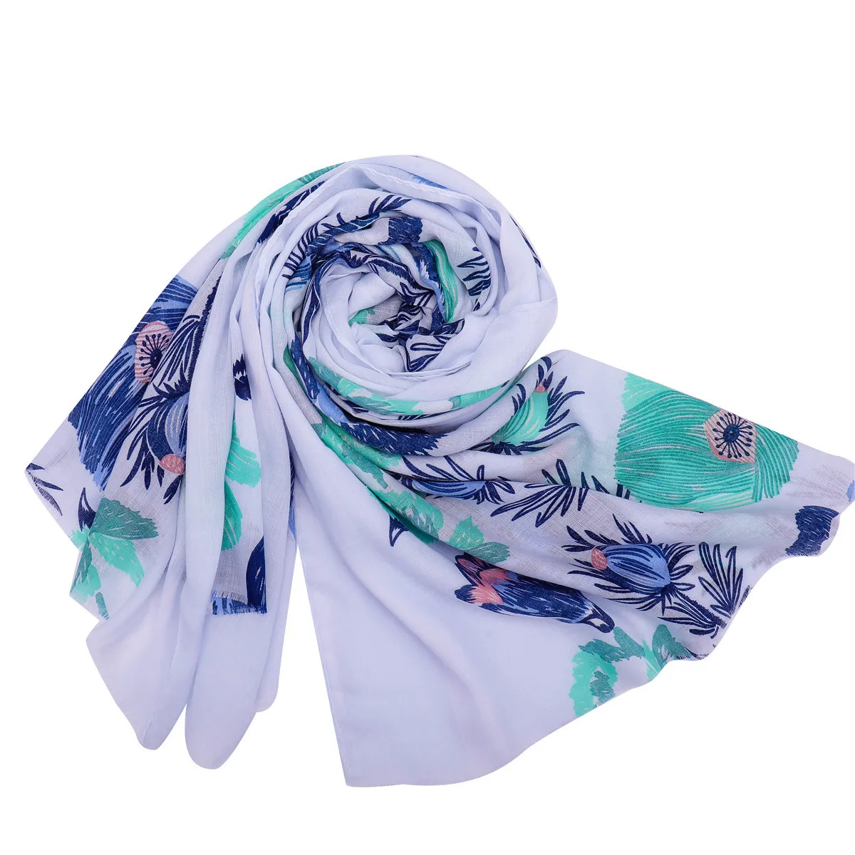 European And American Street Fashion Flower Pattern Literature And Art Everything With Cotton And Hemp Scarf
European And American Street Fashion Flower Pattern Literature And Art Everything With Cotton And Hemp Scarf