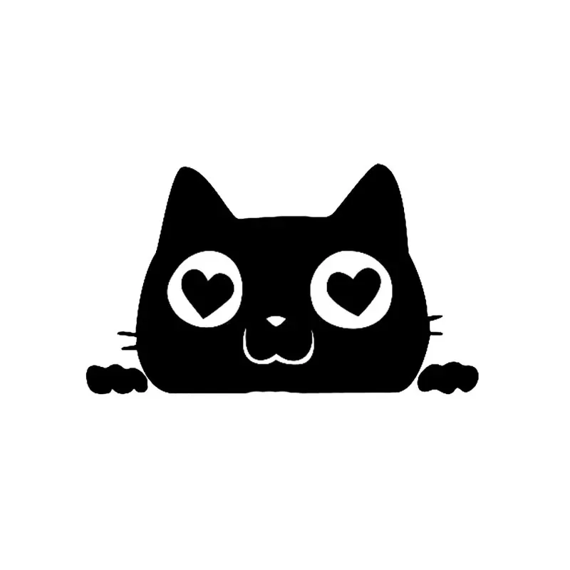 11 см * 6 см автомобильная наклейка Cat Peeking Love Hearts автоаксессуары для стайлинга окон наклейка ПВХ 
11 см * 6 см автомобильная наклейка Cat Peeking Love Hearts автоаксессуары для стайлинга окон наклейка ПВХ