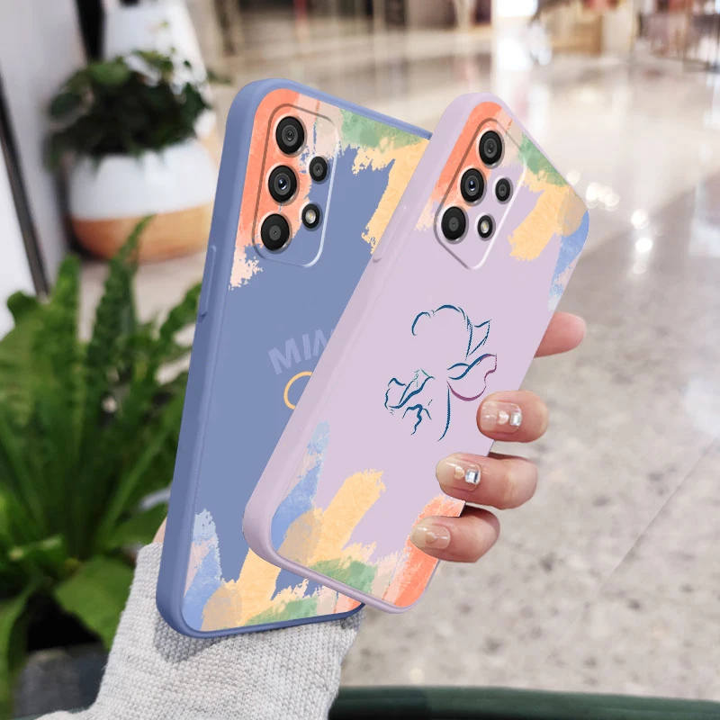 Liquid Rope Cover Mickey Minnie Mouse Stitch Phone Case For Samsung A73 A53 A33 A52 A32 A23 A22 A71 A51 A21S A03S A50 A30 5G
Liquid Rope Cover Mickey Minnie Mouse Stitch Phone Case For Samsung A73 A53 A33 A52 A32 A23 A22 A71 A51 A21S A03S A50 A30 5G
