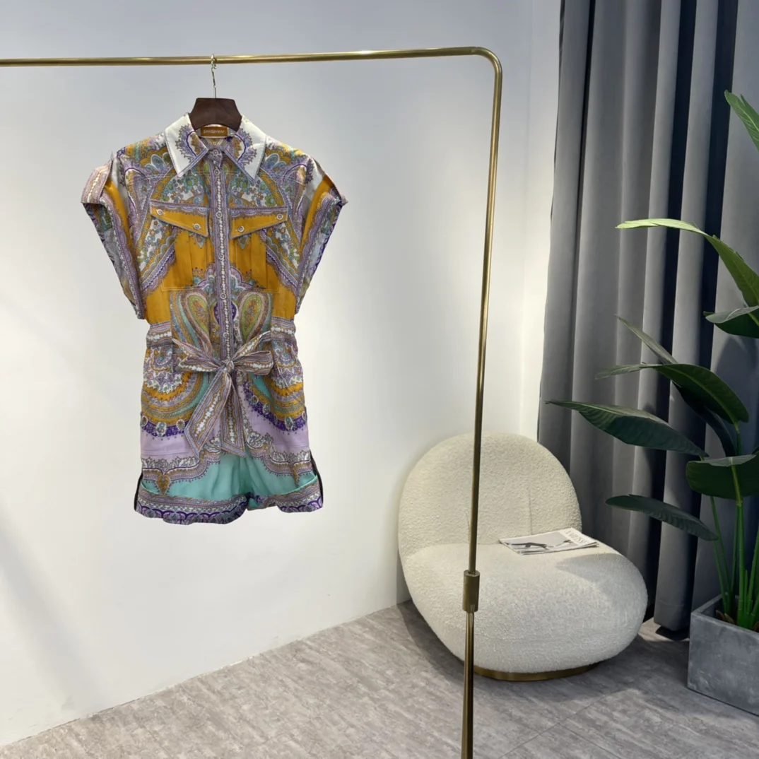 Женские комбинезоны, комбинезоны, весна 2022, Новое поступление, льняные комбинезоны желтого, фиолетового цвета с принтом Пейсли в английском... 
Женские комбинезоны, комбинезоны, весна 2022, Новое поступление, льняные комбинезоны желтого, фиолетового цвета с принтом Пейсли в английском...