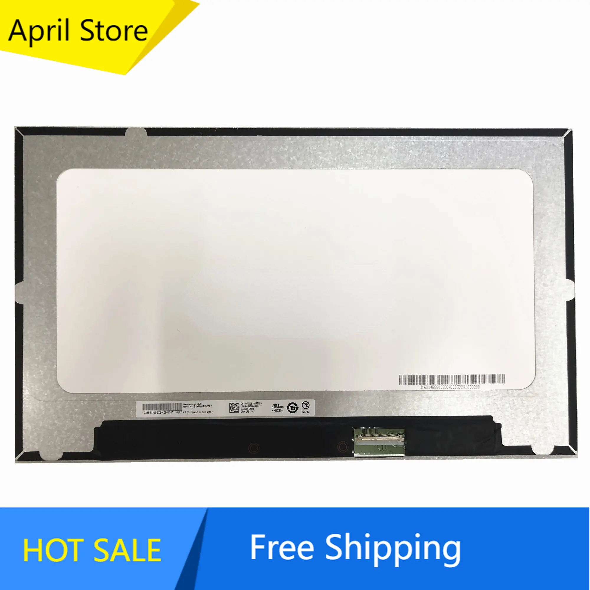 B140HAK03.1 с сенсорным дигитайзером, светодиодный дисплей, Матрица экрана ноутбука 1920*1080, 40 контактов