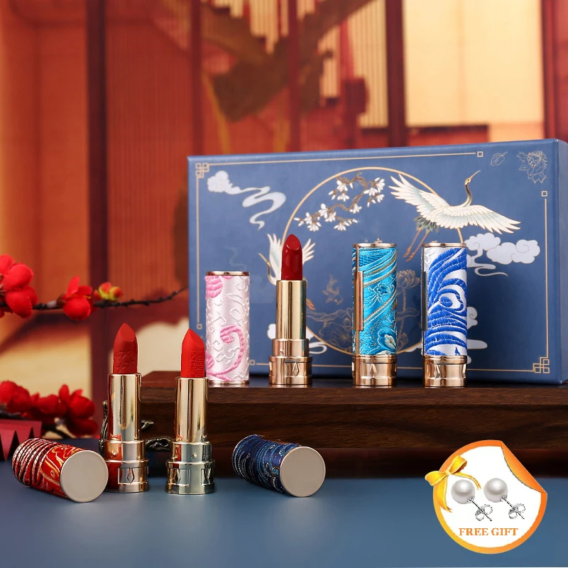 5 Colors Lipstick for Women Makeup Cosmetics Long Lasting Lip Sticks Female Daily Wedding Banquet Beauty Make-up Gifts 
5 Colors Lipstick for Women Makeup Cosmetics Long Lasting Lip Sticks Female Daily Wedding Banquet Beauty Make-up Gifts