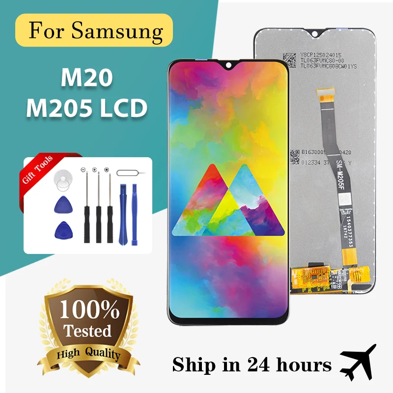 Brand New 6.3 Inch For Samsung Galaxy M20 Lcd M205 Display Touch Screen Digitizer M205F M205FN M205M M205N Assembly With Tools
Brand New 6.3 Inch For Samsung Galaxy M20 Lcd M205 Display Touch Screen Digitizer M205F M205FN M205M M205N Assembly With Tools