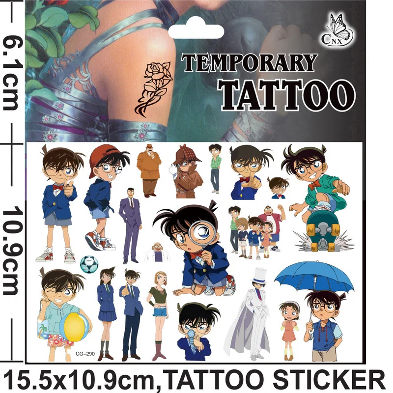 5 Pcs/set Cartoon Anime Detective Conan Tattoo Stickers Waterproof Temporary Tattoo for Body Hand Art Decal Stickers Toys Gifts
5 Pcs/set Cartoon Anime Detective Conan Tattoo Stickers Waterproof Temporary Tattoo for Body Hand Art Decal Stickers Toys Gifts