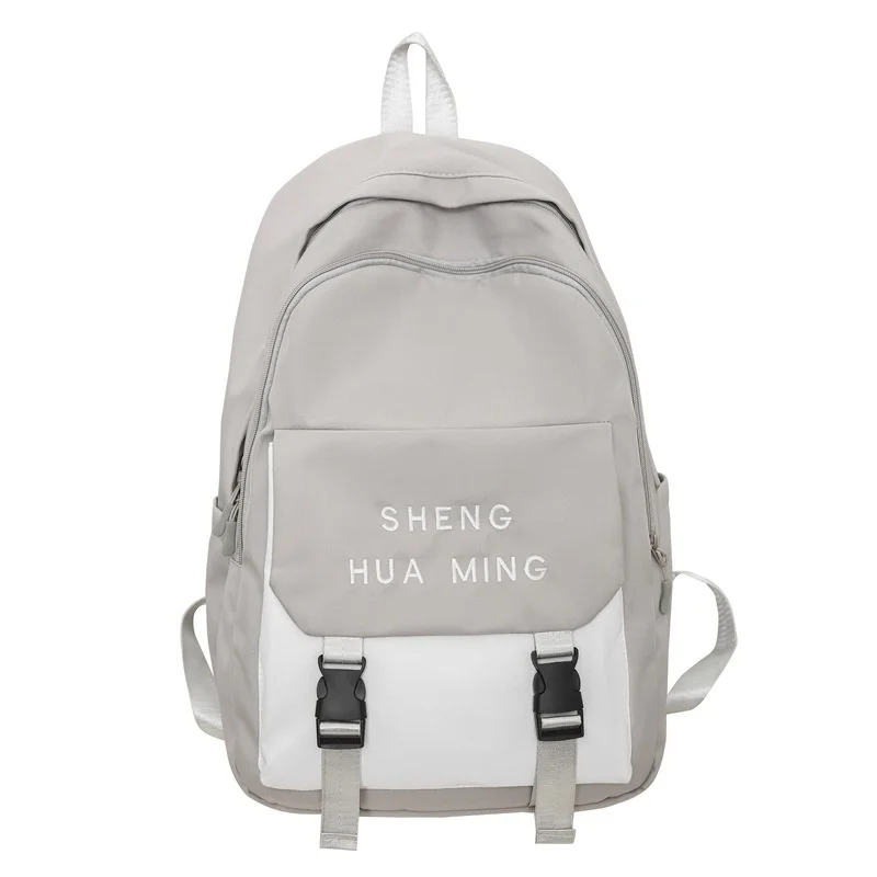 

Teenager School Bags for Girls Middle Student Backpack Women Nylon Campus Leisure Korean Bagpack
